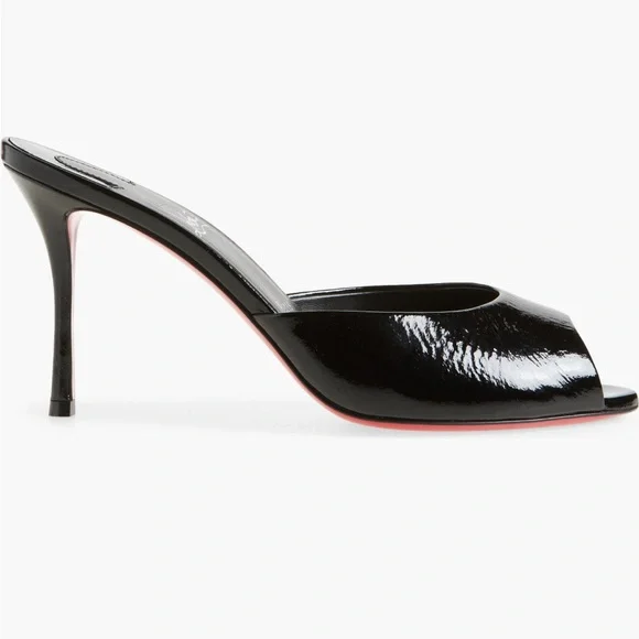 Christian Louboutin Me Dolly Peep Toe Slide Sandal - Picture 2 of 14
